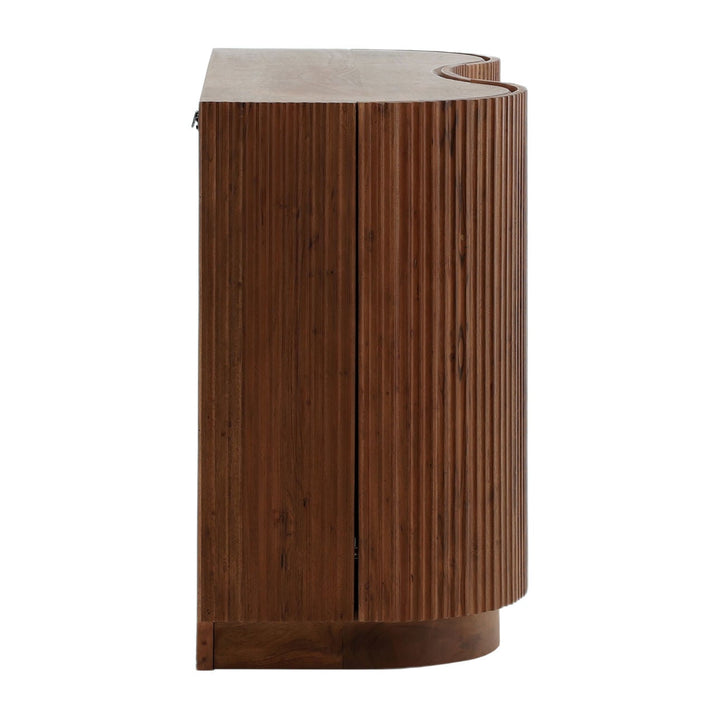 Carson Solid Acacia Sideboard, profile view