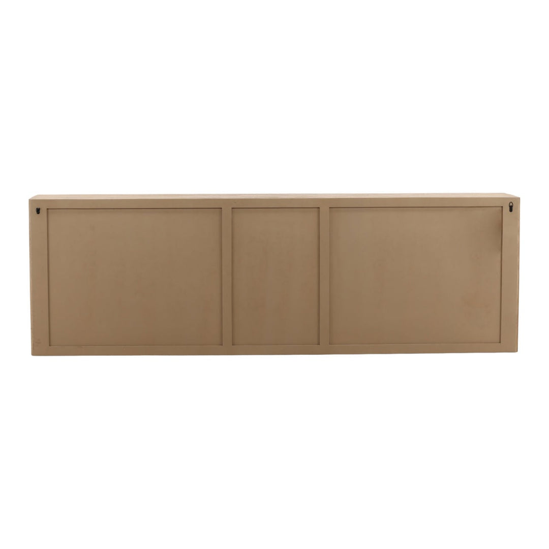 Leona Solid Acacia Sideboard, back view