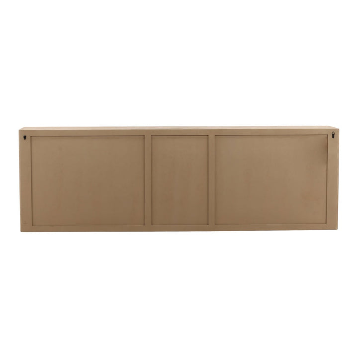 Leona Solid Acacia Sideboard, back view