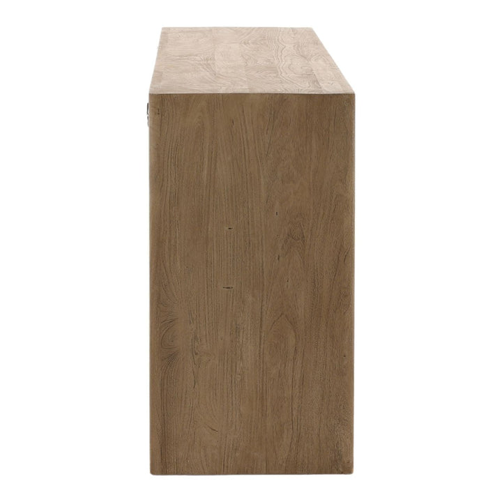 Leona Solid Acacia Sideboard, profile view