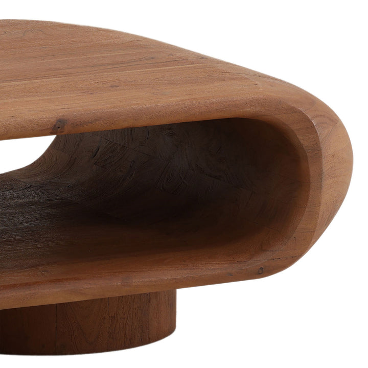 Roan Acacia Coffee Table, detail 2 view