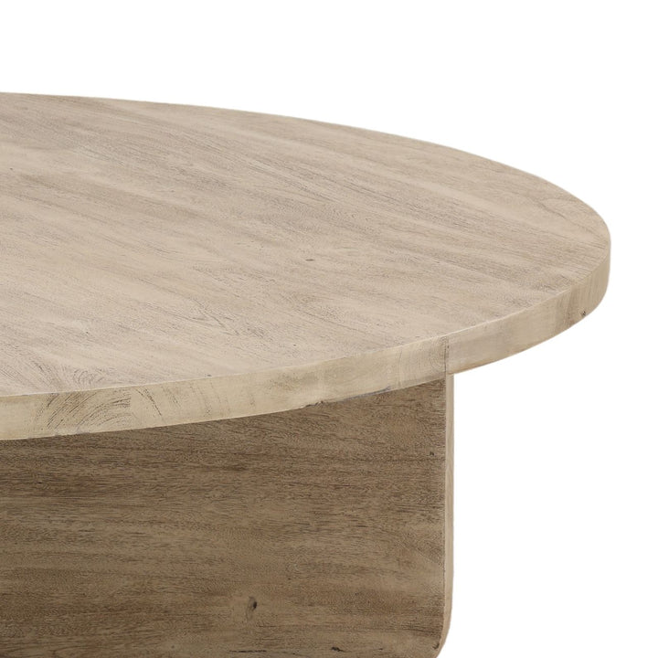 Colton Acacia Coffee Table, detail 1 view