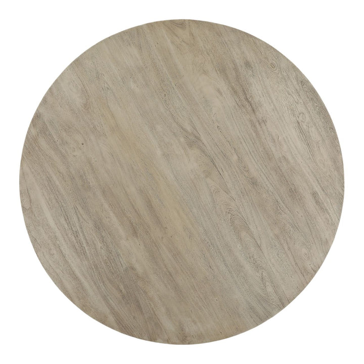 Colton Acacia Coffee Table, overhead view