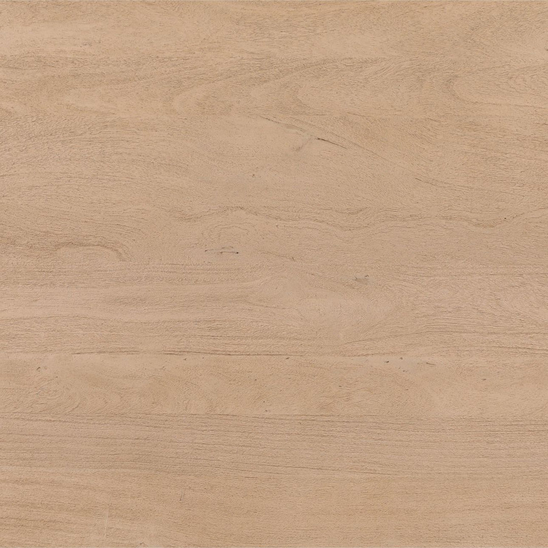 Callan Solid Acacia Dining Table, detail 1 view