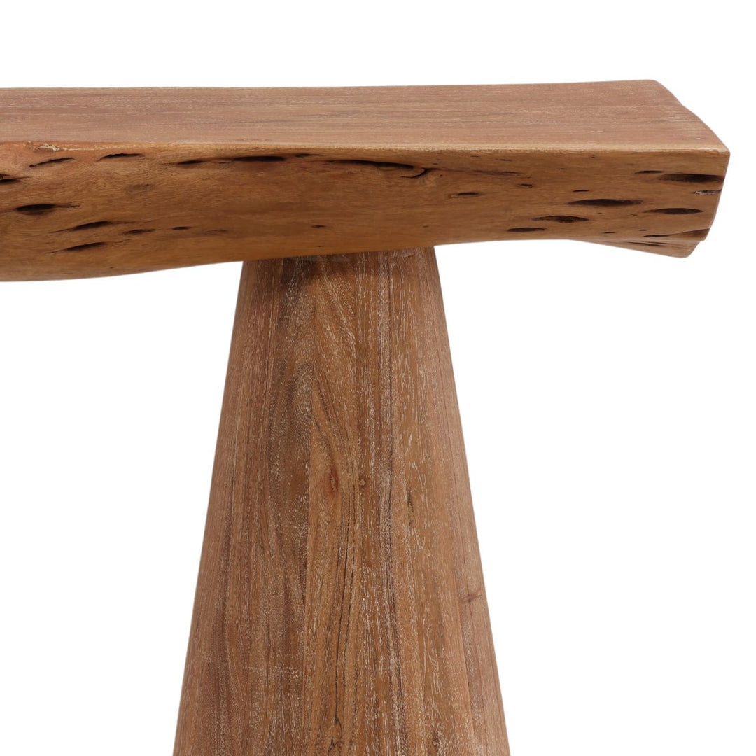 Hartley Acacia Console Table, detail 2 view