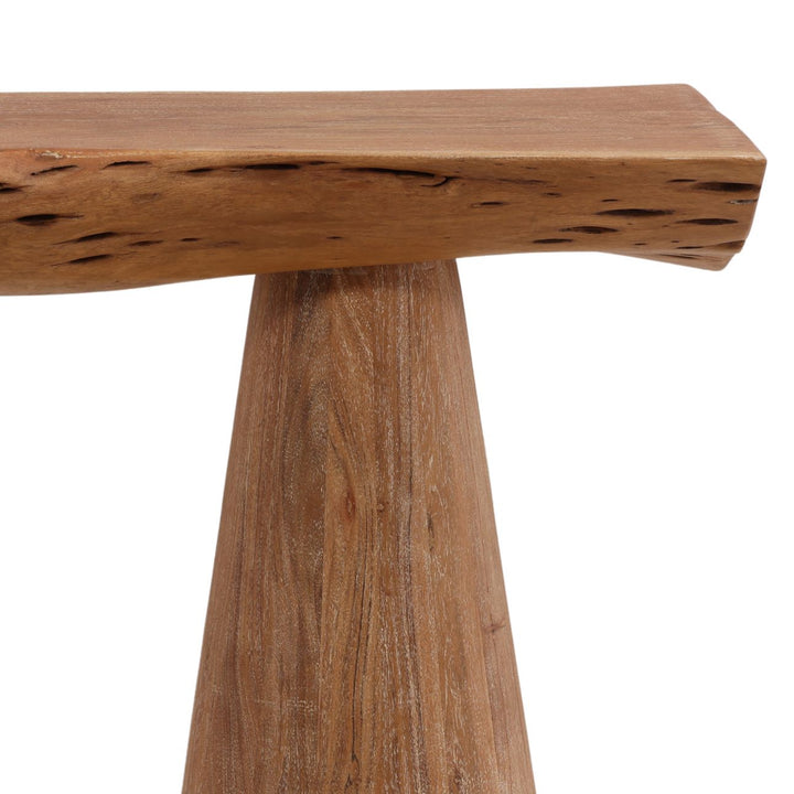 Hartley Acacia Console Table, detail 2 view