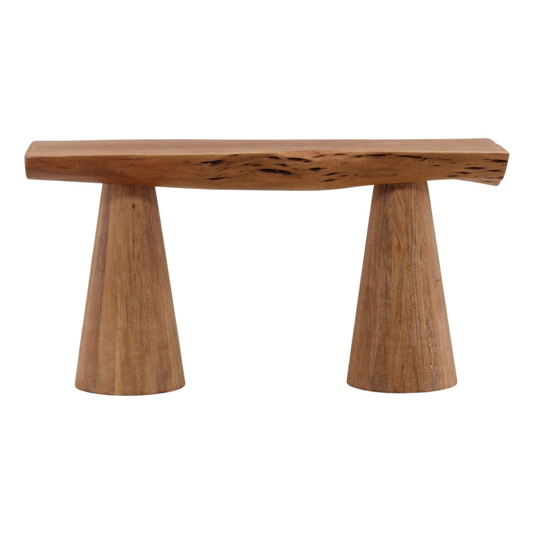 Hartley Acacia Console Table, front view