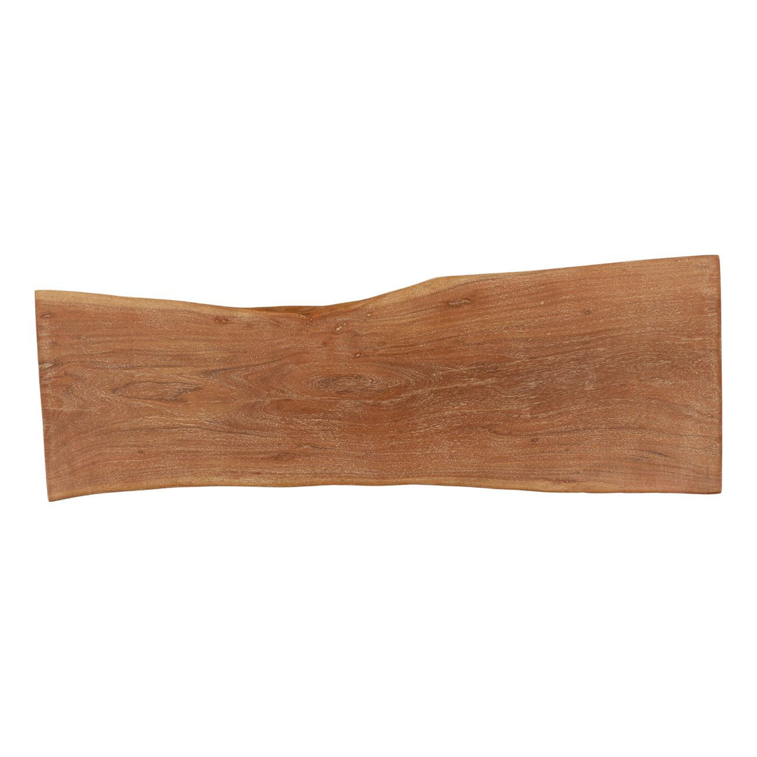 Hartley Acacia Console Table, overhead view