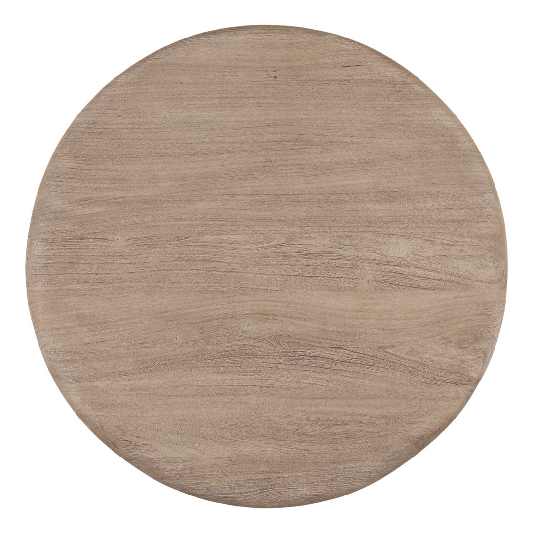 Marcen Acacia Bistro Table, overhead view