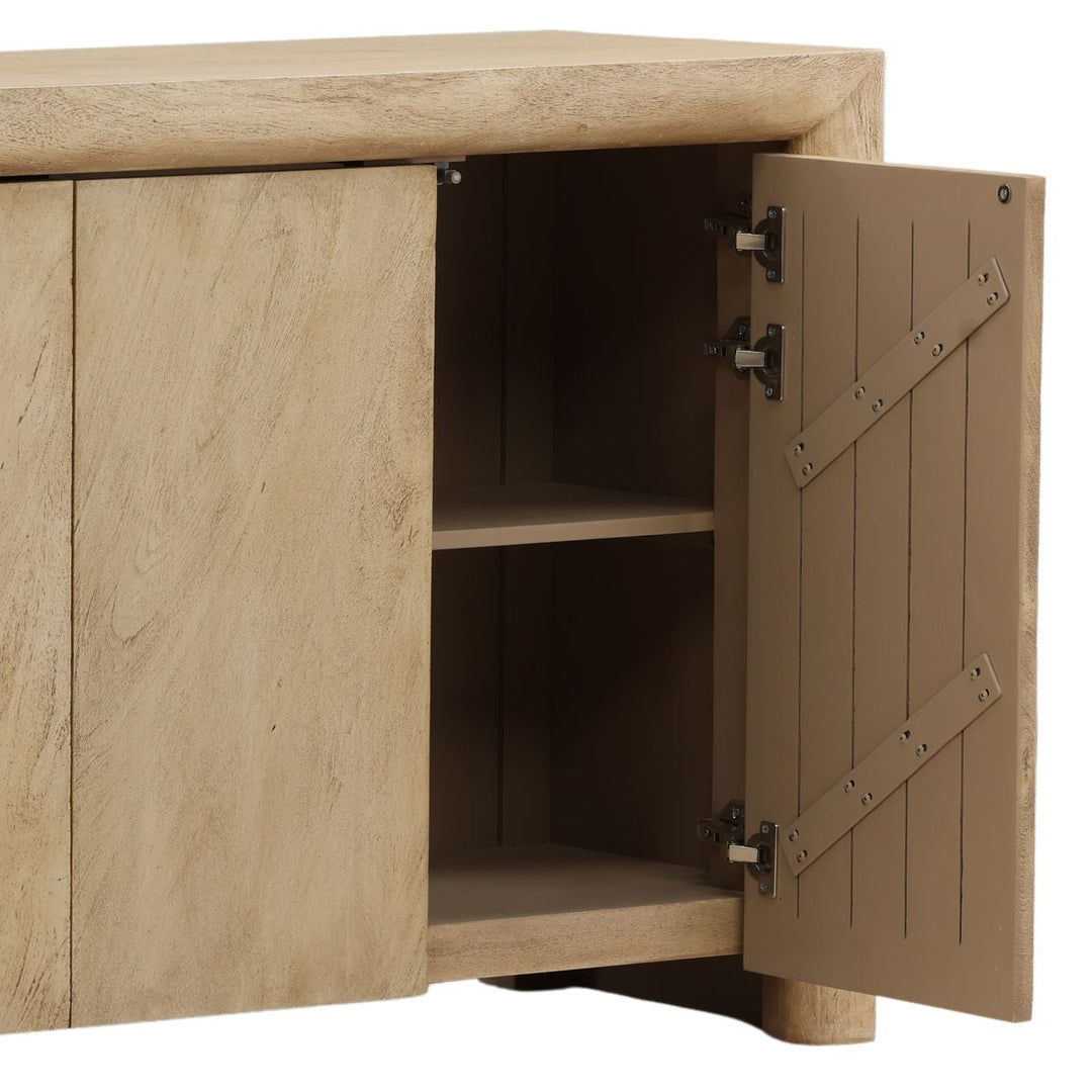 Gerrard Solid Acacia Sideboard, detail 2 view