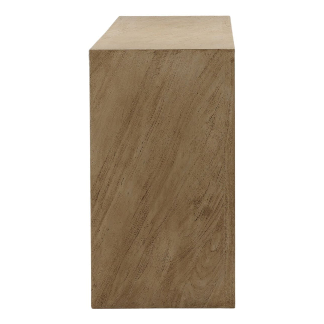 Gerrard Solid Acacia Sideboard, profile view