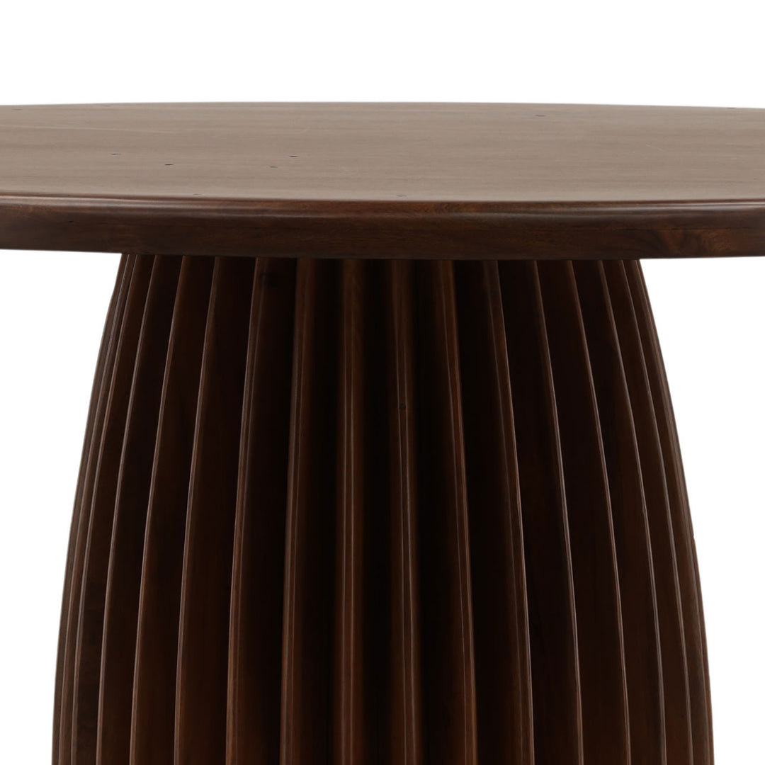 Abel Solid Acacia Dining Table, detail 2 view