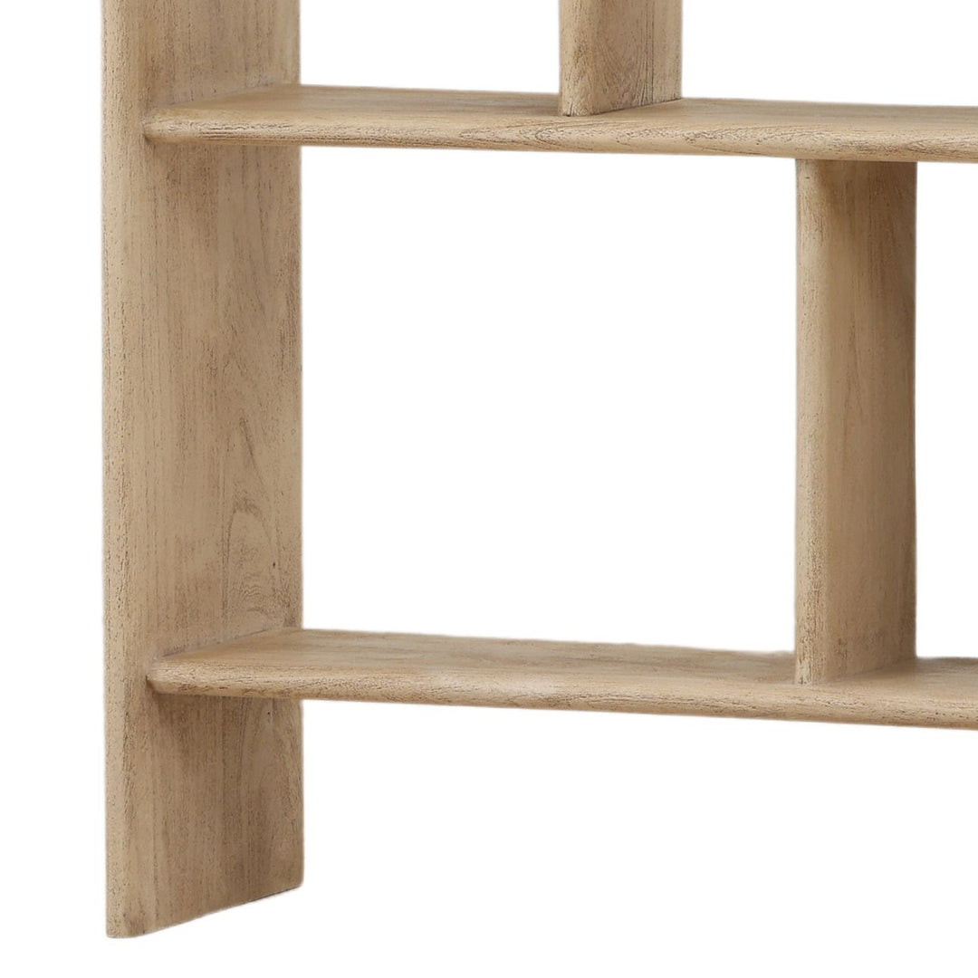 Lazlo Acacia Bookcase, detail 2 view