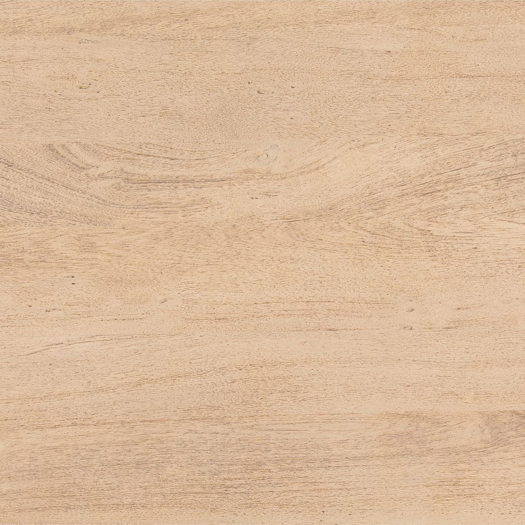 Nico Solid Acacia Dining Table, detail 1 view