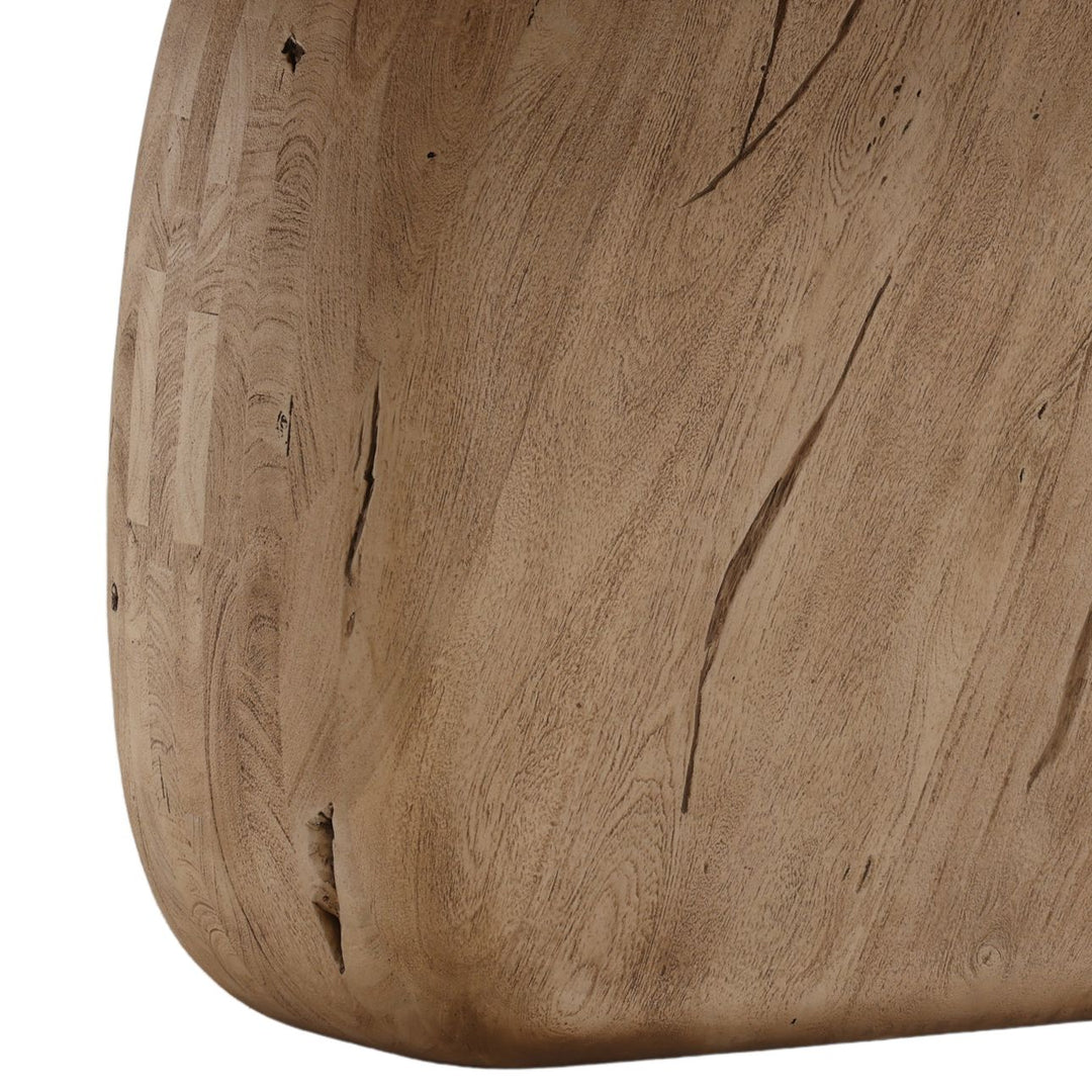 Nico Solid Acacia Dining Table, detail 2 view