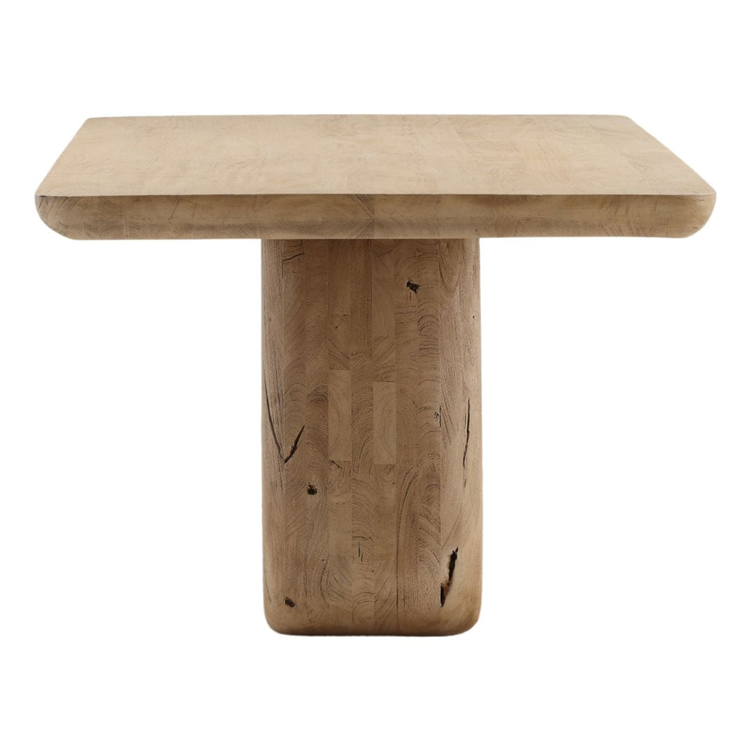 Nico Solid Acacia Dining Table, profile view