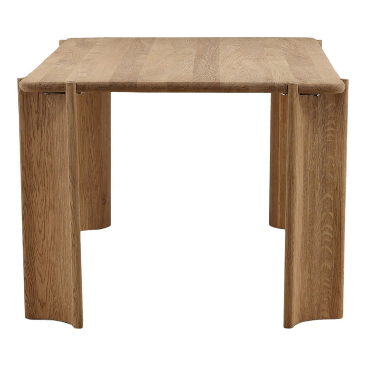Whitney Natural Oak Dining Table, profile view