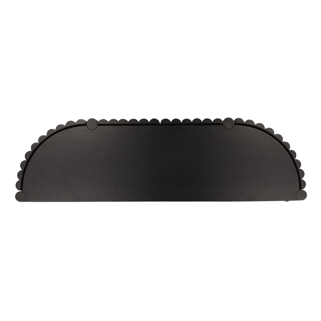 Zarek Solid Acacia Sideboard, overhead view