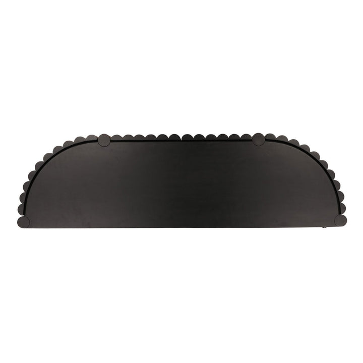 Zarek Solid Acacia Sideboard, overhead view