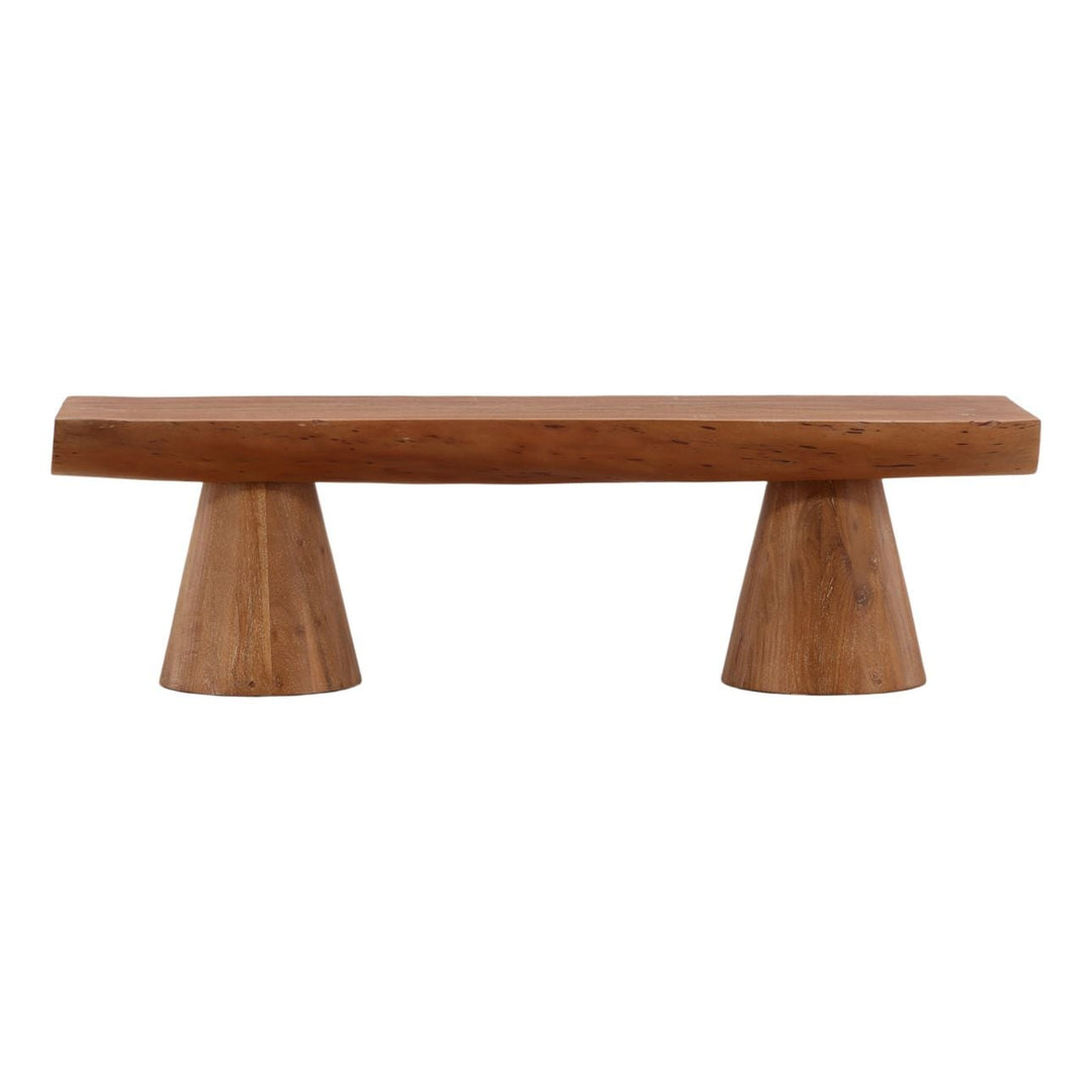 Hartley Acacia Bench, front view