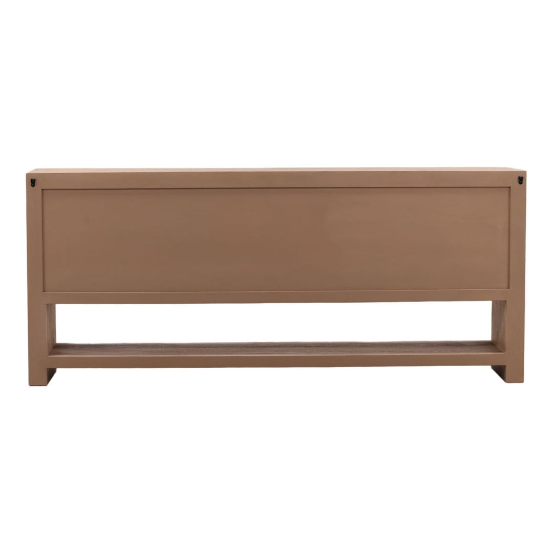 Bergen Acacia Veneer Sideboard, back view