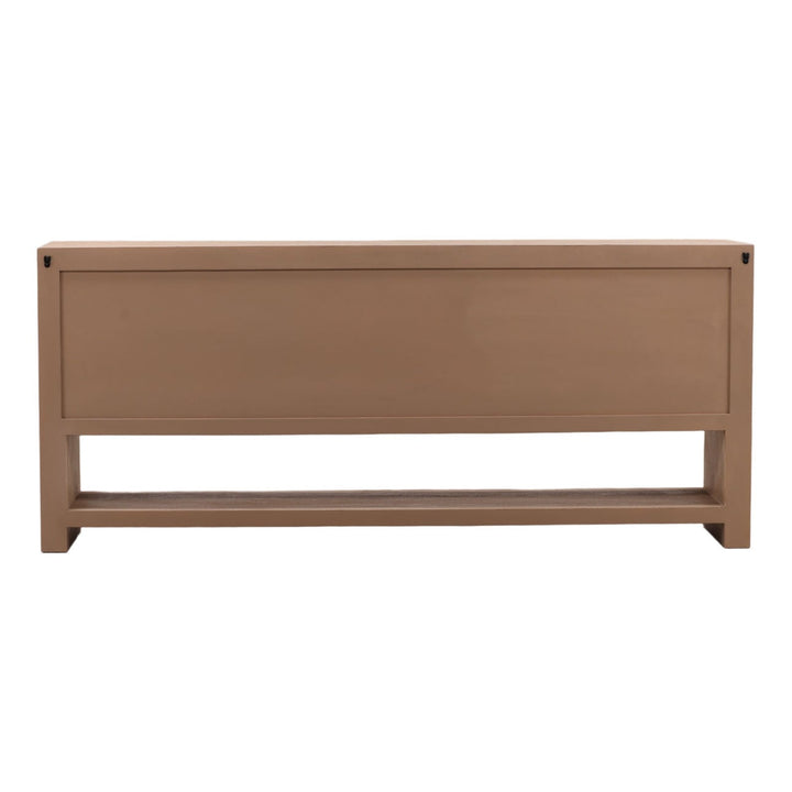 Bergen Acacia Veneer Sideboard, back view