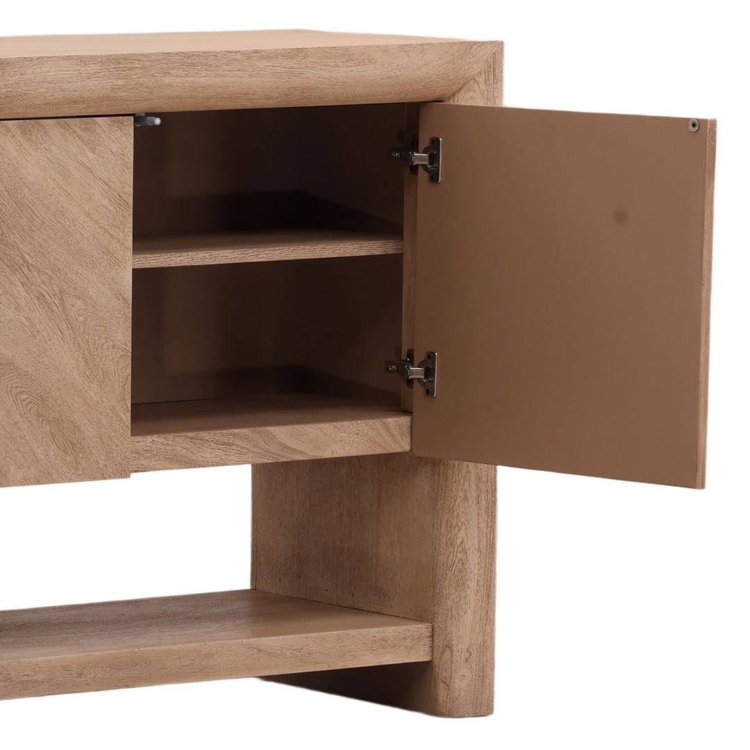 Bergen Acacia Veneer Sideboard, detail 2 view