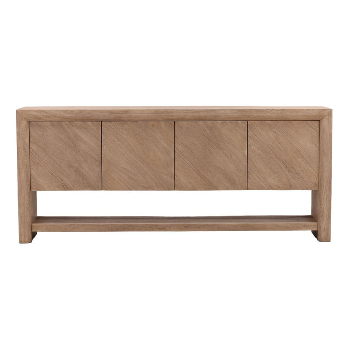 Bergen Acacia Veneer Sideboard, front view