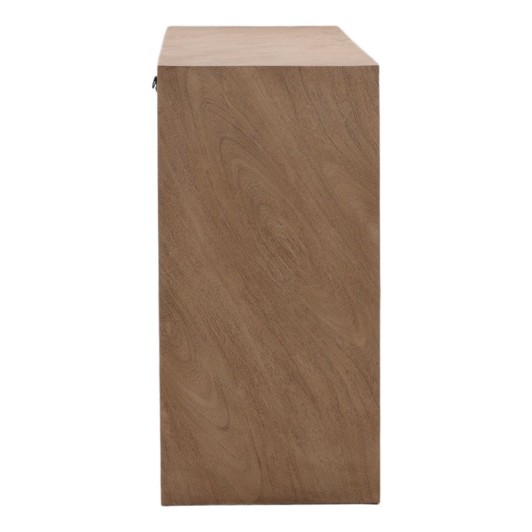 Bergen Acacia Veneer Sideboard, profile view