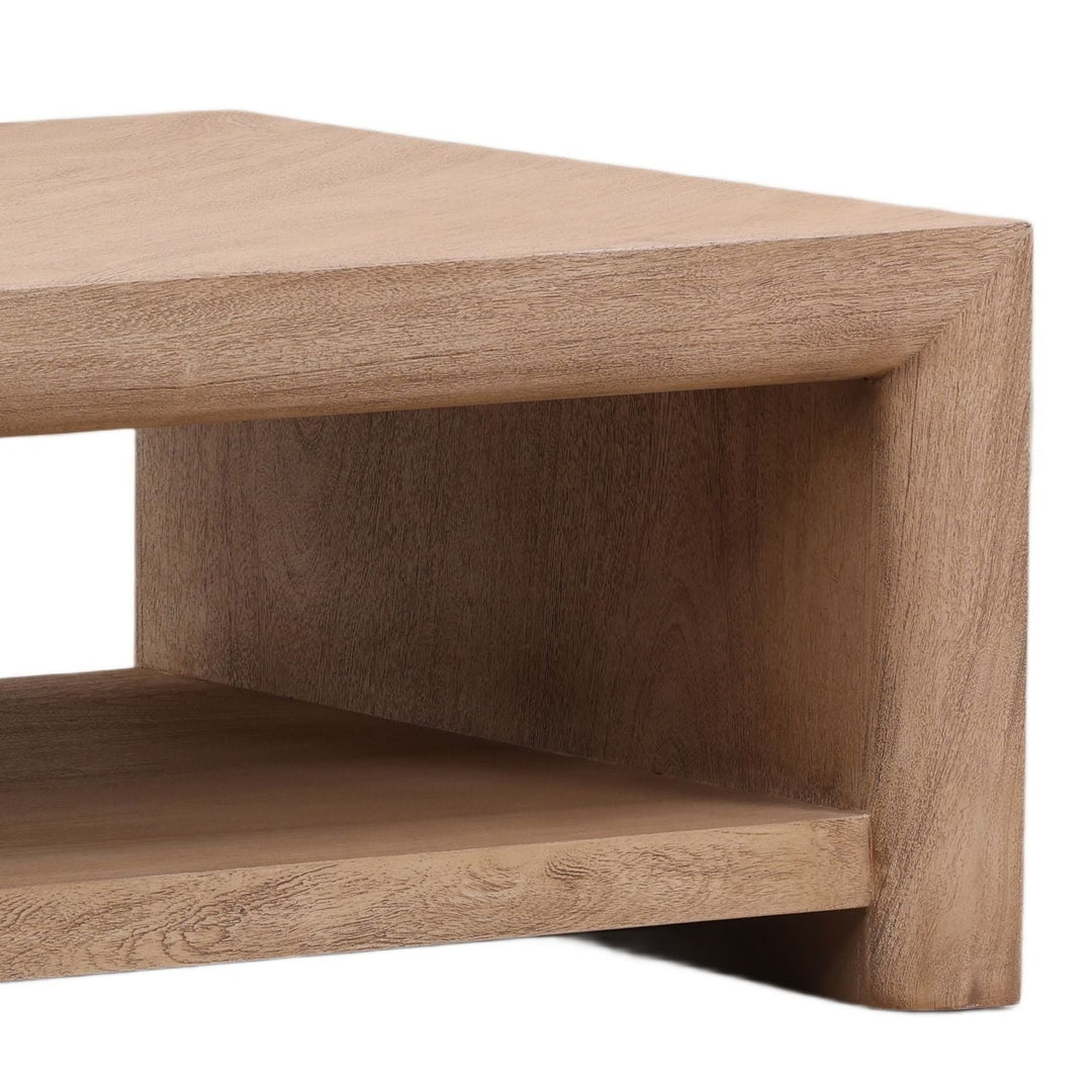 Gavin Acacia Veneer Coffee Table, detail 2 view