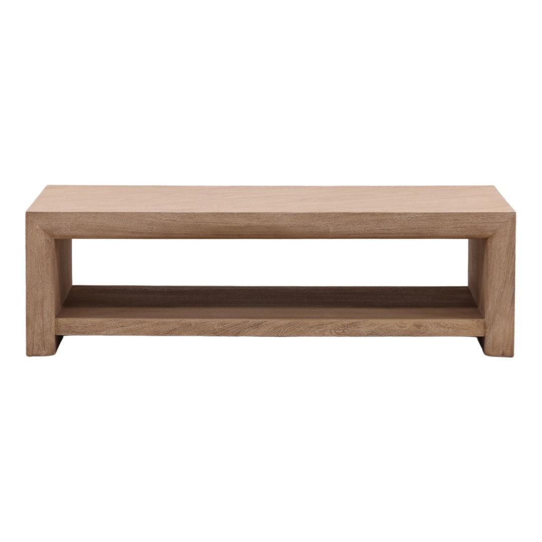 Gavin Acacia Veneer Coffee Table, front view