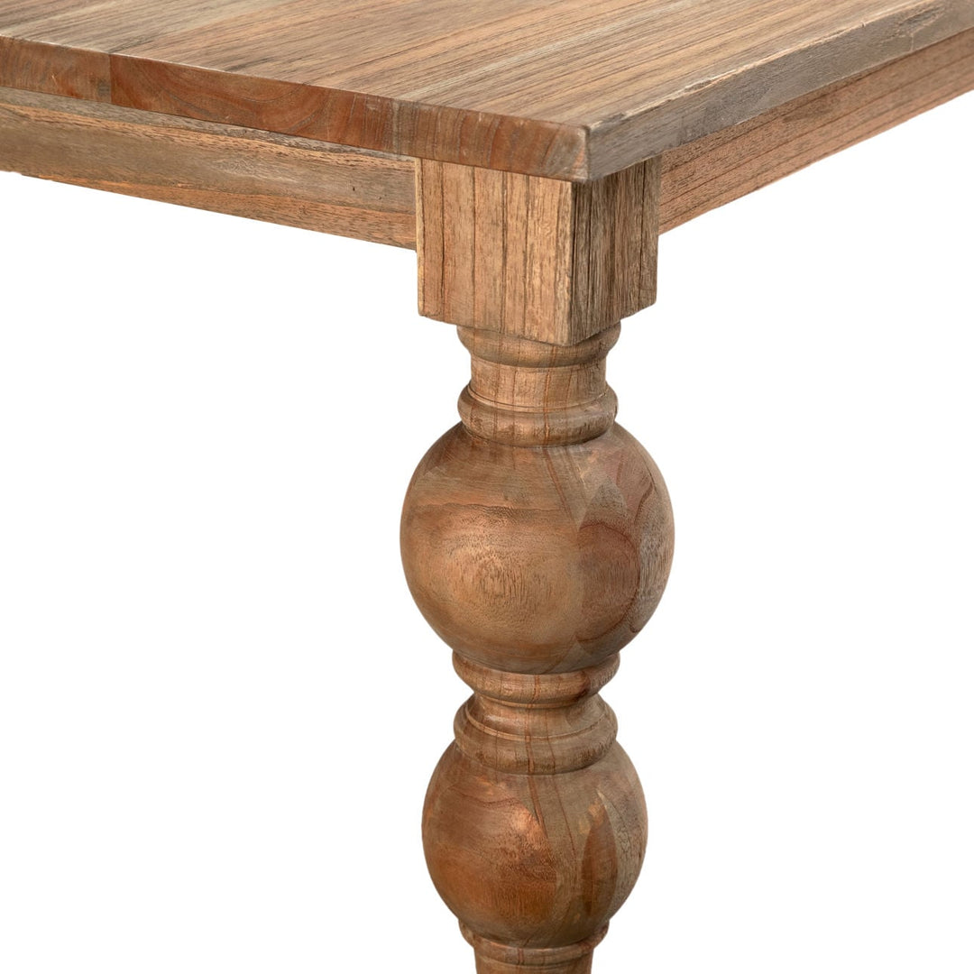 Camden Reclaimed Mindi Wood Dining Table, 78.5-inch, detail 2 view