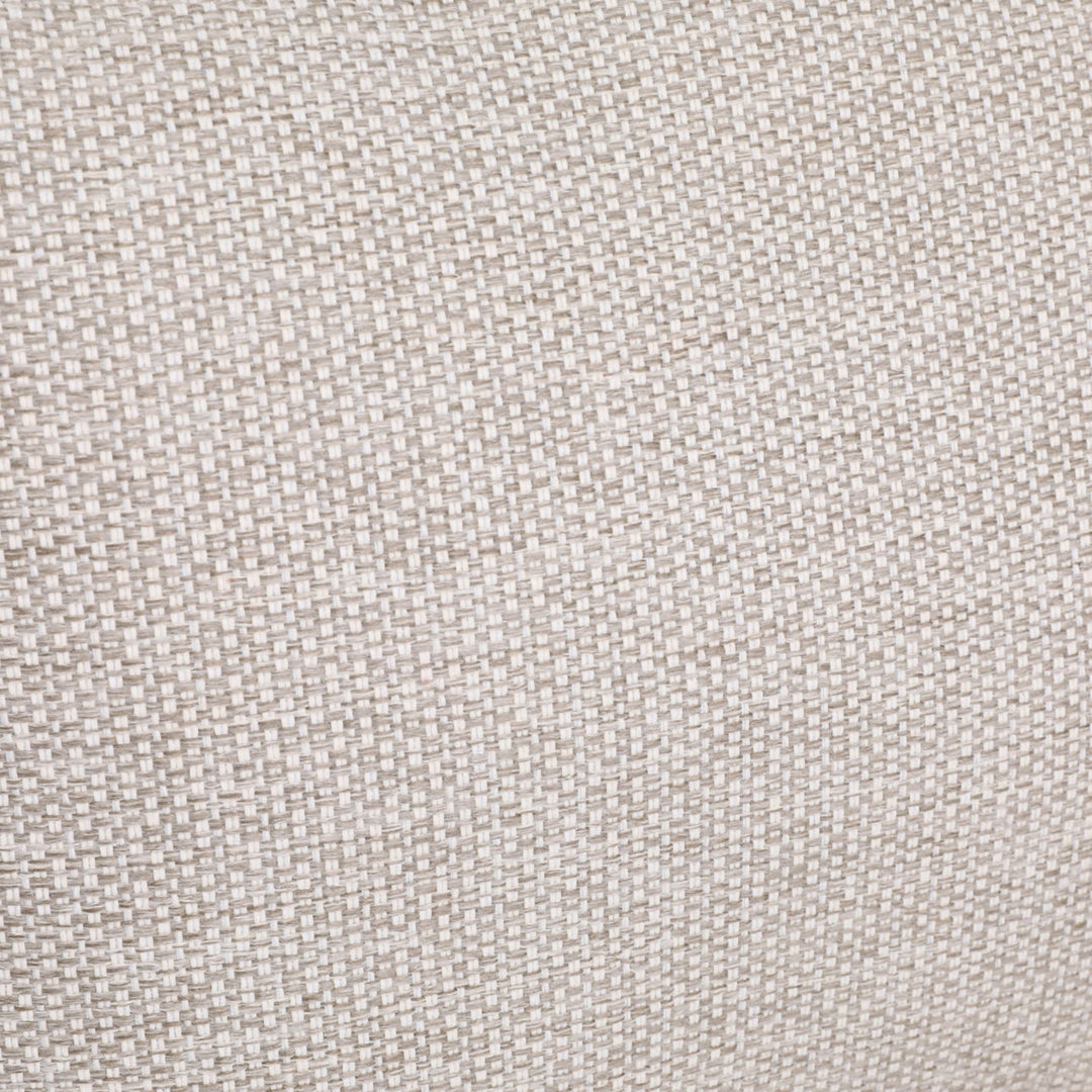 Lexren Taupe Teak Outdoor Lounge Chair, detail 1 view