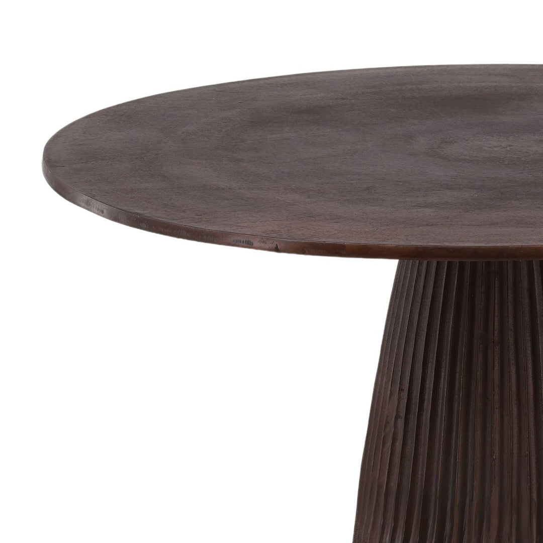Aramelle Bronze Cast Aluminum Bistro Table, detail 2 view