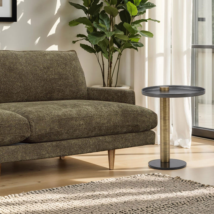 Yori Metal and Marble Side Table, manufacturer lifestyle setting