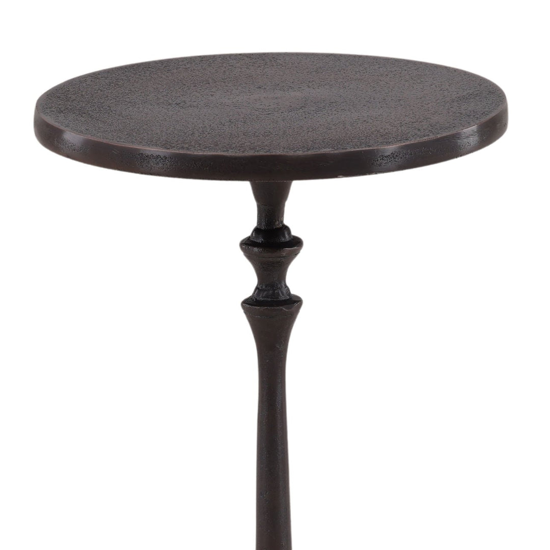 Hux Bronze Side Table, detail 1 view