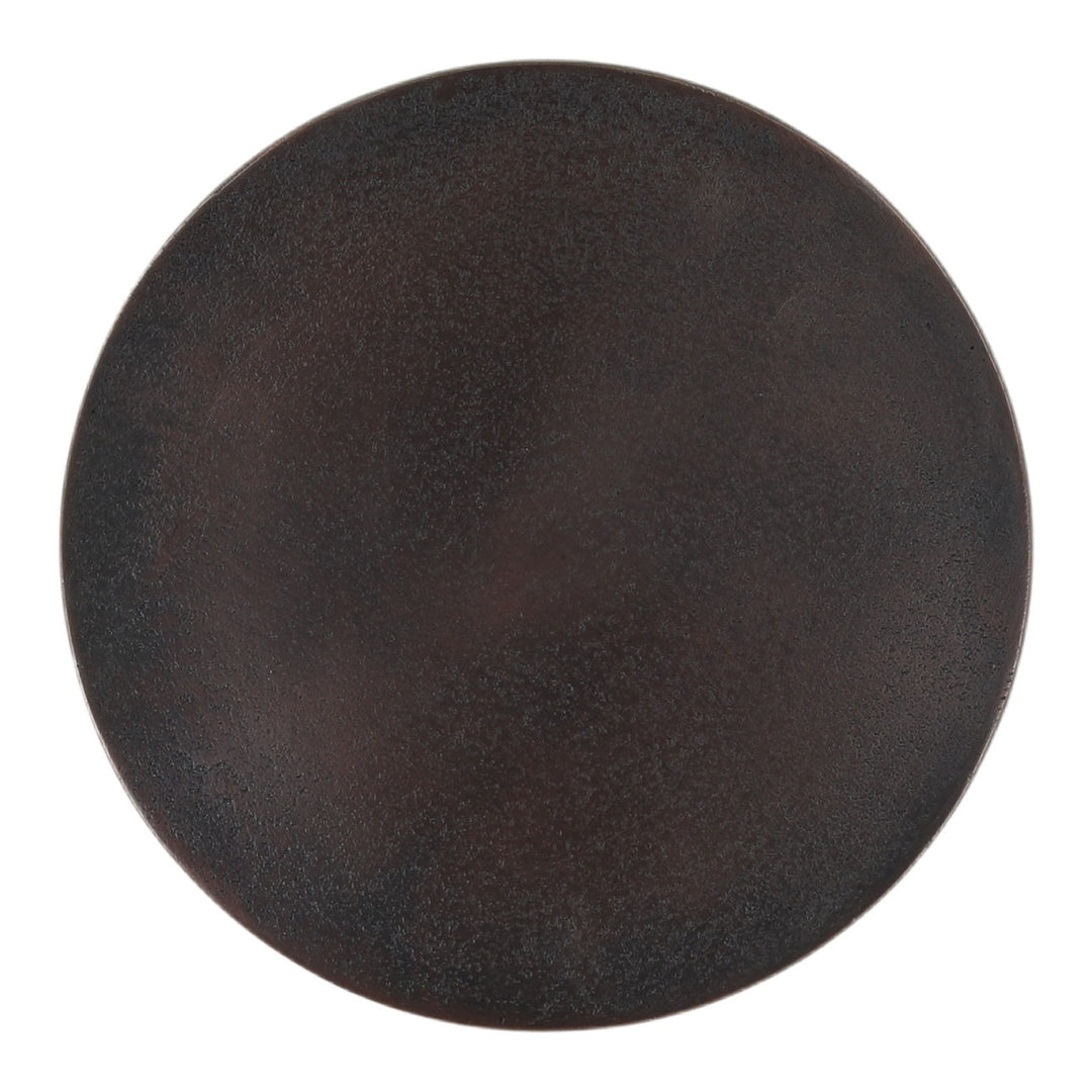 Hux Bronze Side Table, overhead view