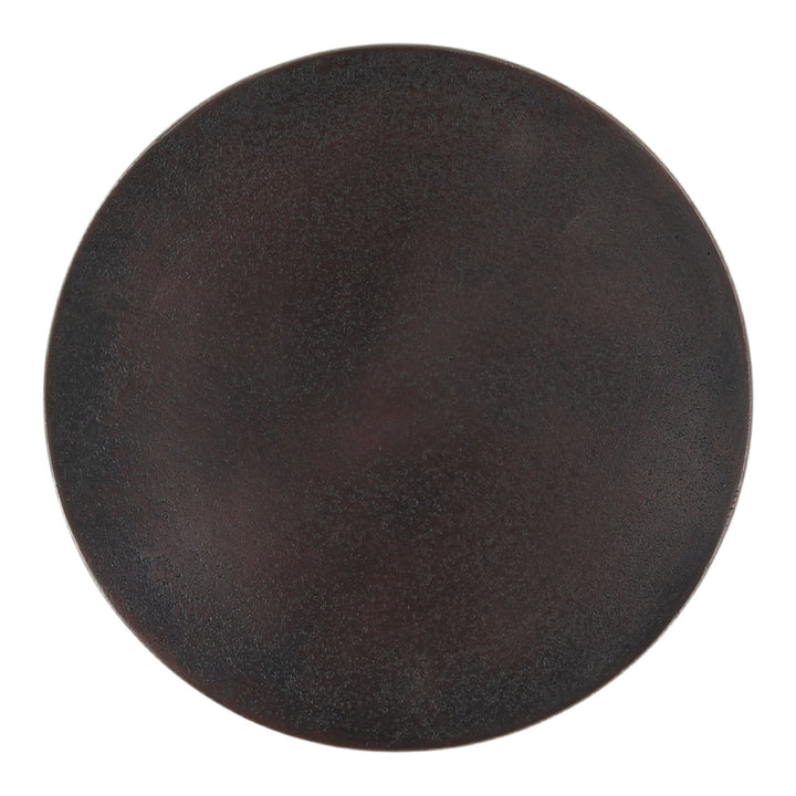 Hux Bronze Side Table, overhead view