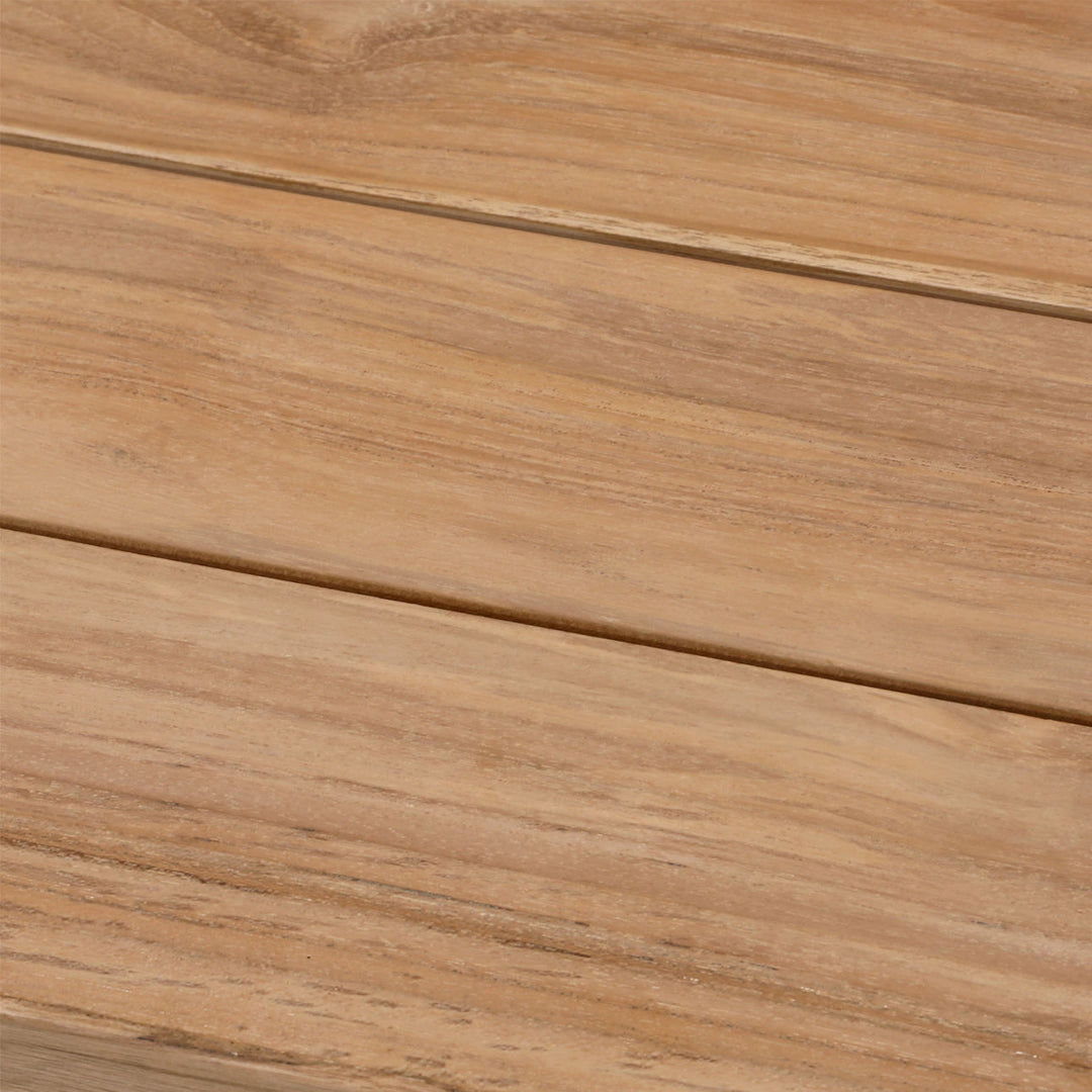 Zara Teak Outdoor Coffee Table, detail 1 view