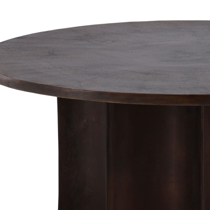 Rhea Bronze-Finish Coffee Table, detail 1 view