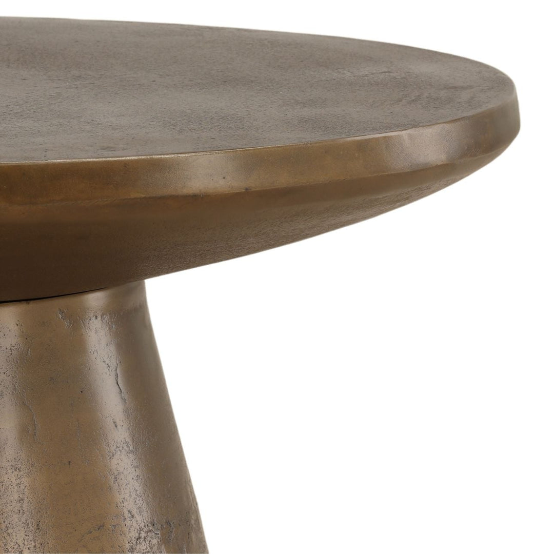 Damon Brass-Finish Coffee Table, detail 2 view