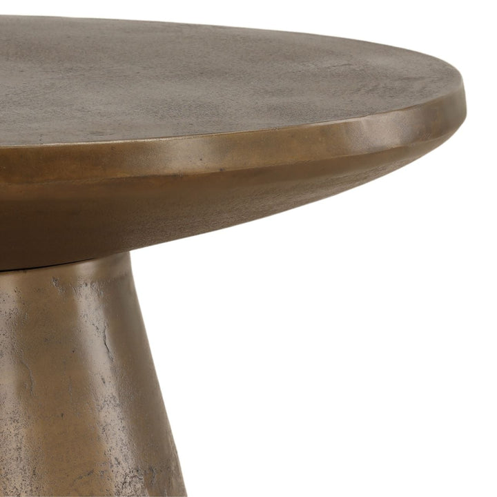 Damon Brass-Finish Coffee Table, detail 2 view