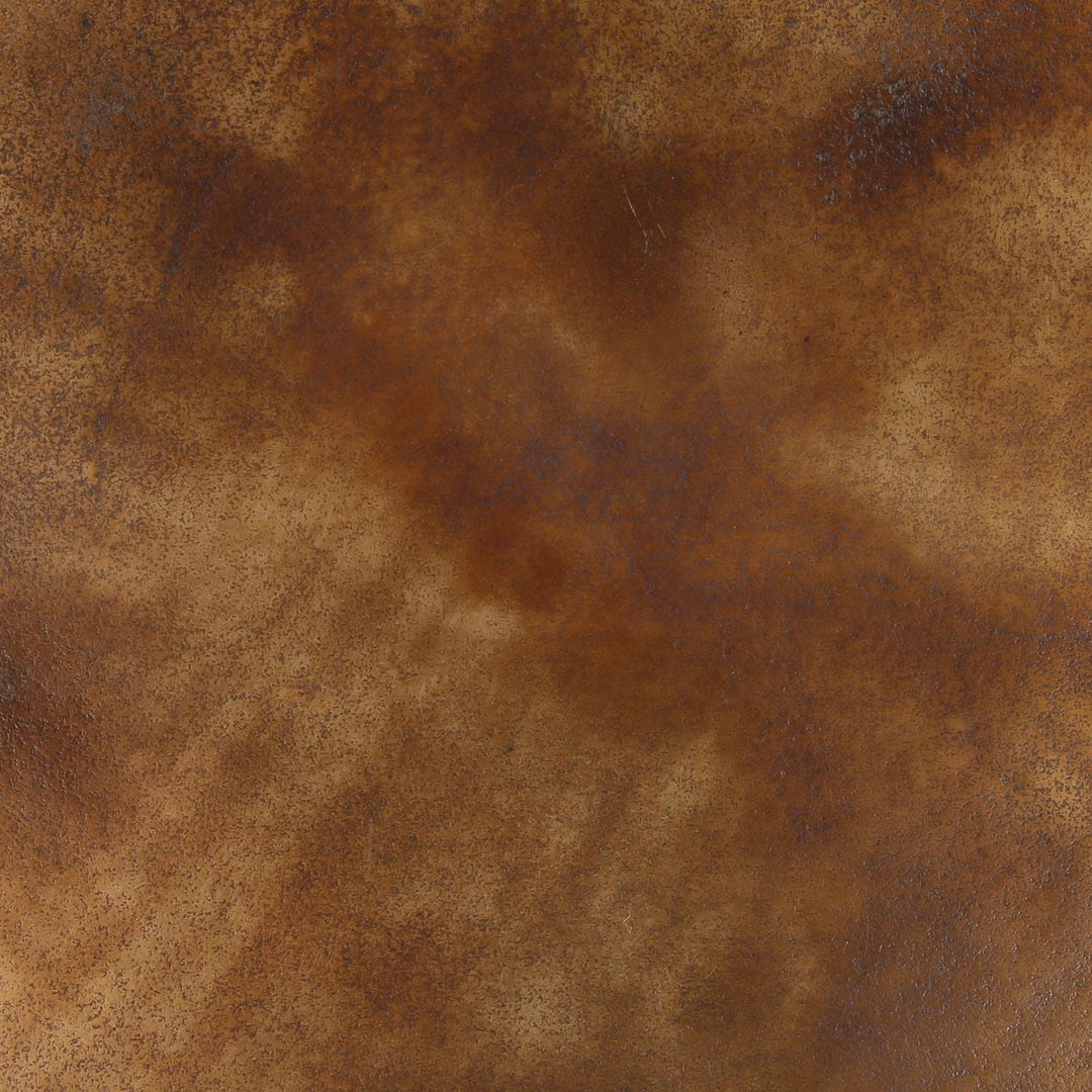 Ansren Dark Brass Aluminum Counter Table, detail 1 view