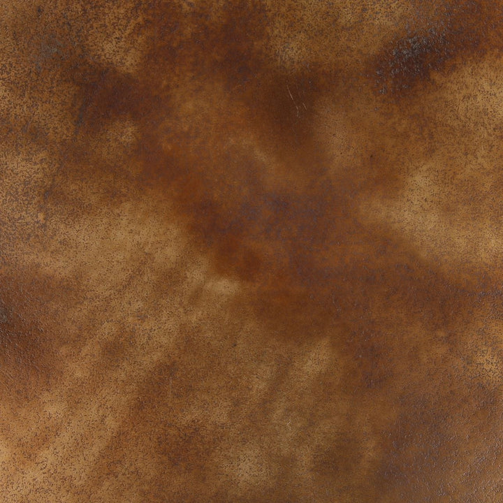 Ansren Dark Brass Aluminum Counter Table, detail 1 view