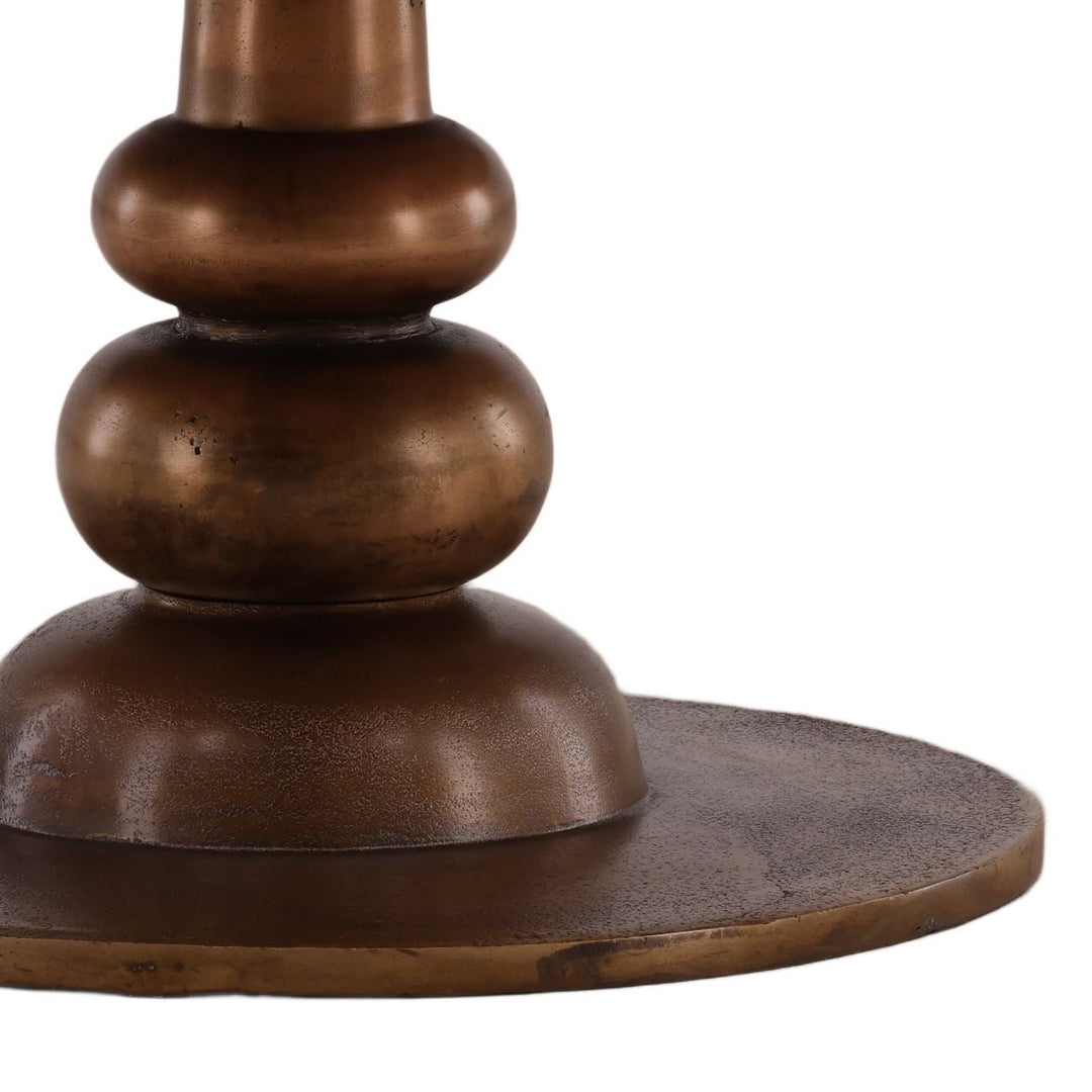 Ansel Brass-Finish Coffee Table, detail 2 view