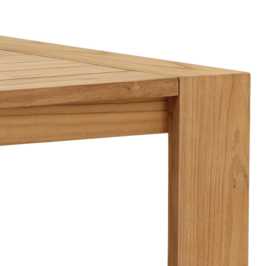 Juniper Teak Outdoor Coffee Table, detail 2 view