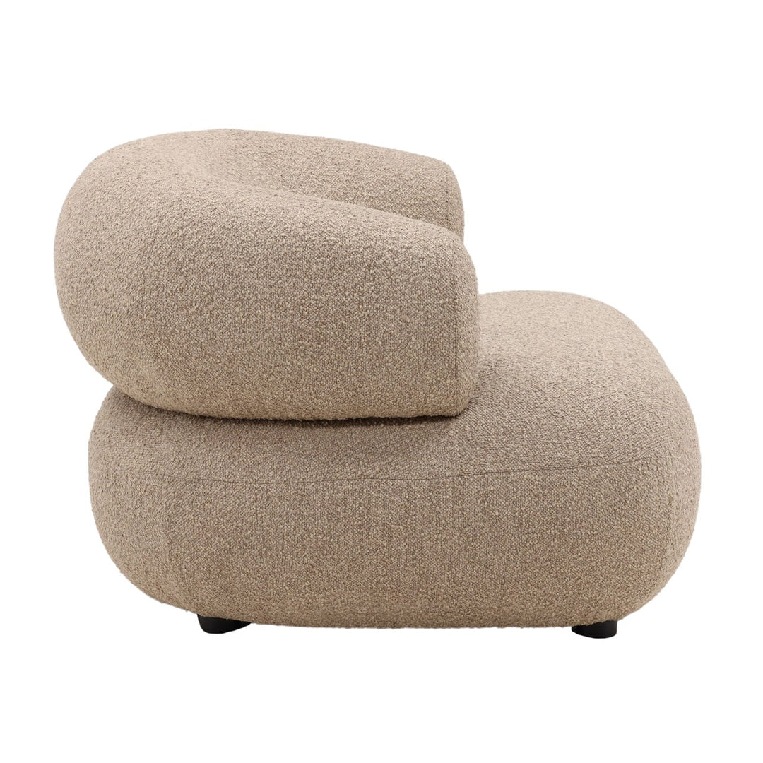 Montelle Camel Lounge Chair, profile view