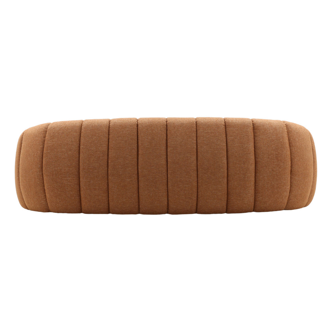 Cocren Ginger Basketweave Sofa, back view