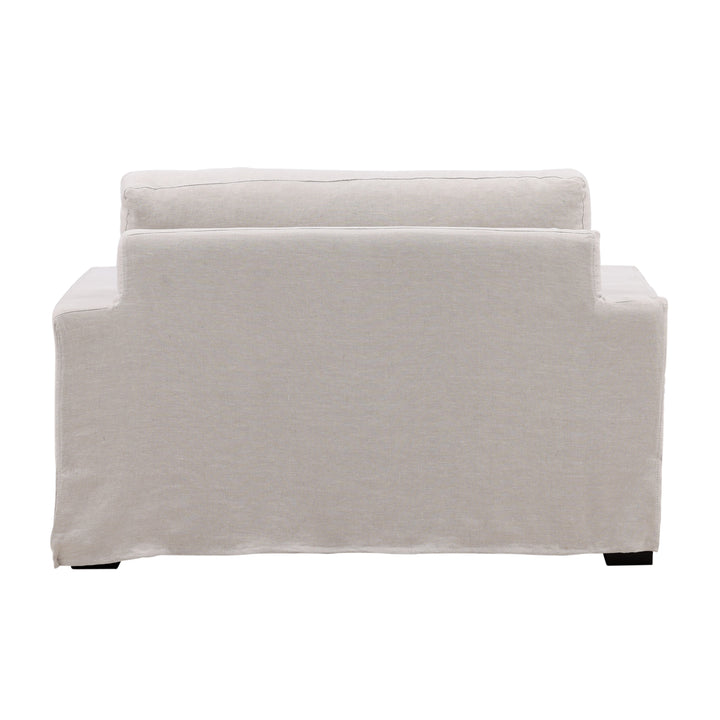 Dixren Slipcovered Chair and a Half, reference configuration back view