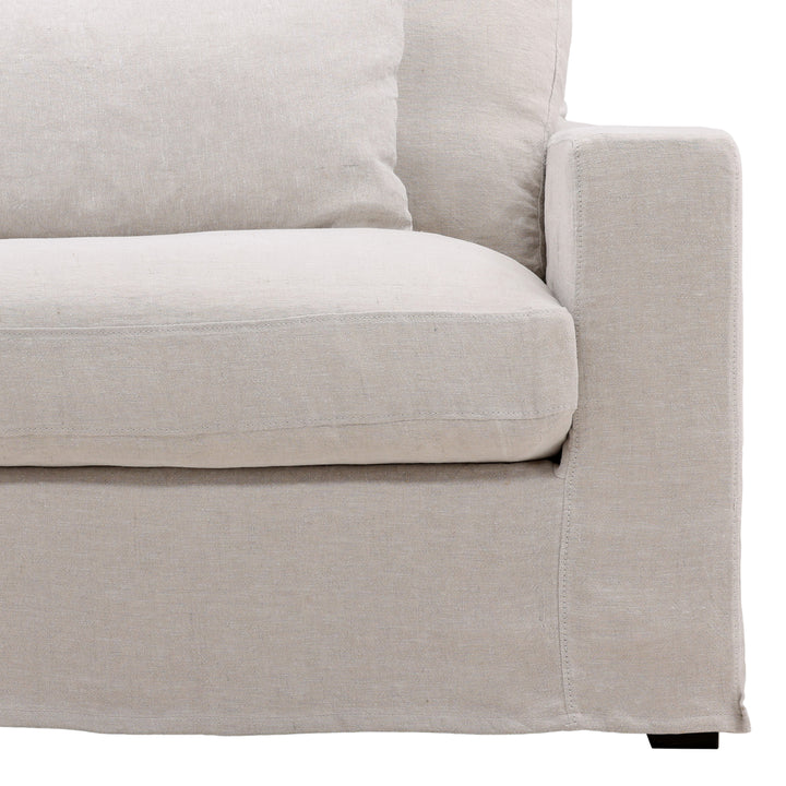 Dixren Slipcovered Chair and a Half, reference configuration detail 3 view